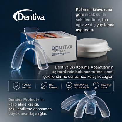 Dentiva CE Belgeli Diş Sıkma Plağı