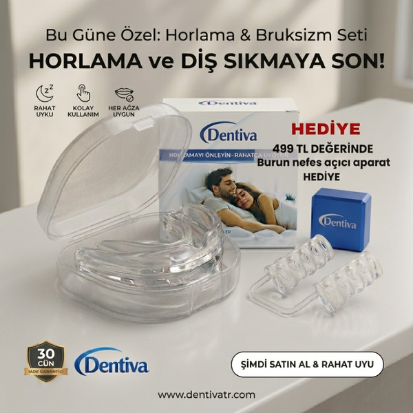 Dentiva Horlama Engelleyici Aparat | Kişiye Özel Kalıplanan Horlama Engelleyici